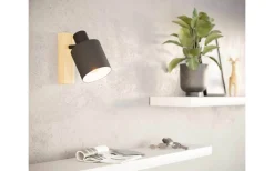Läslampor < Eglo Batallas Vägglampa Svart
