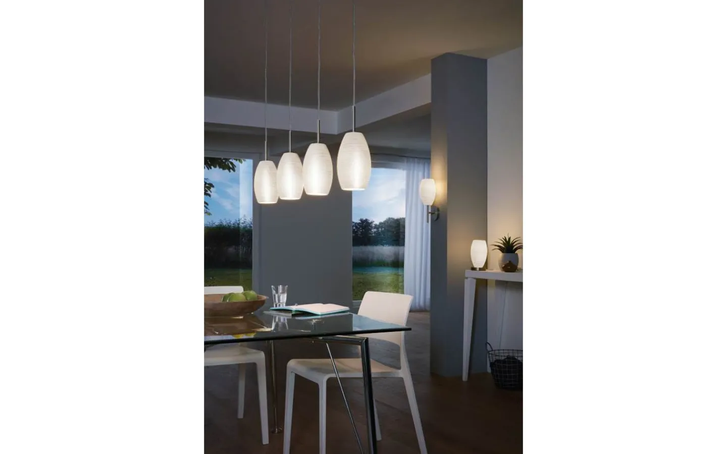 Bordslampor < Eglo Batista Bordslampa 23cm Nickel