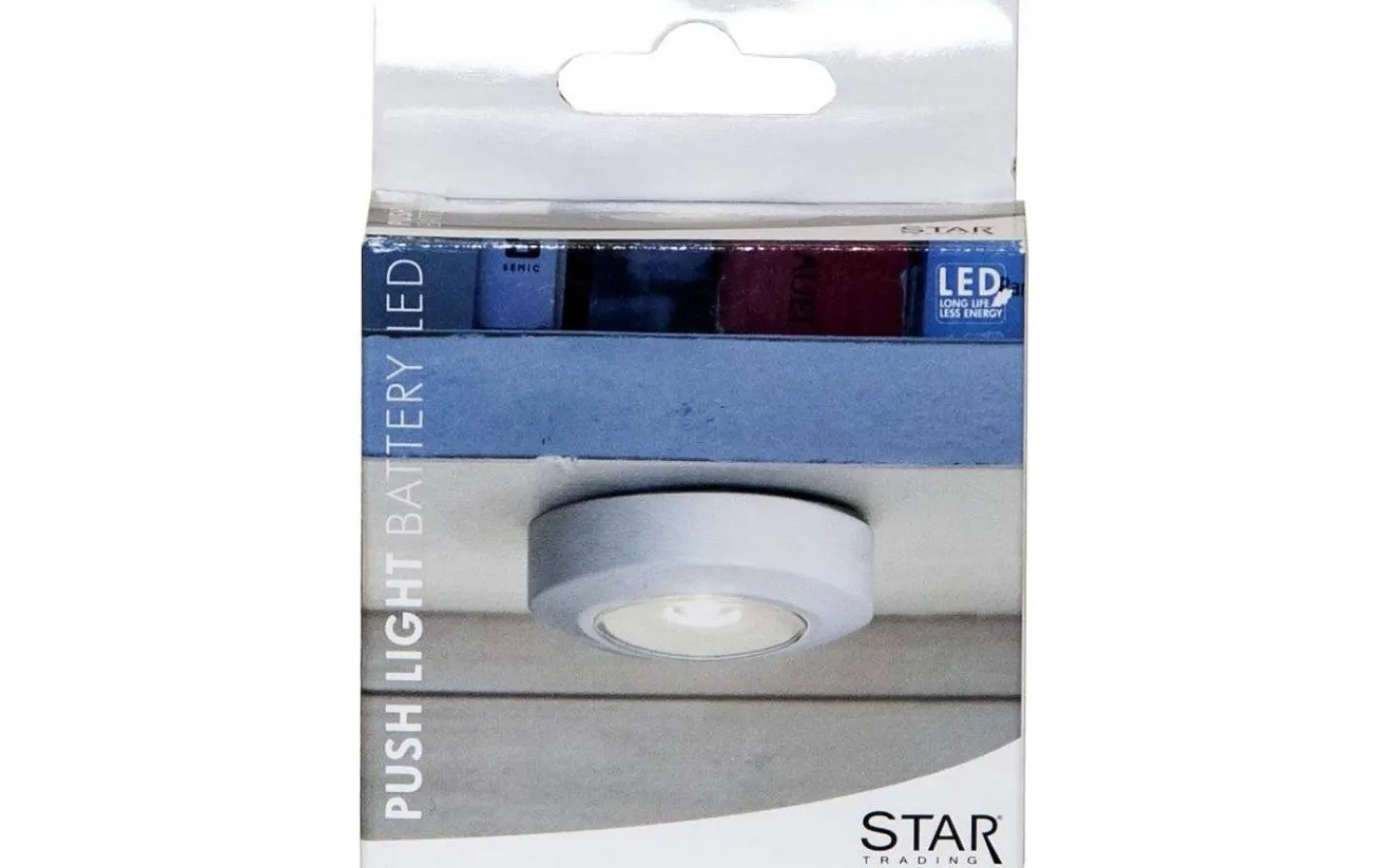 Inomhusdekorationer Batteri|Minispotlights & Ledpuckar < Star Trading Batteridriven Spotlight Vit