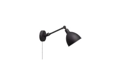 Kök & Matplats|Läslampor-By Rydens Bazar Mini Vägglampa Svart