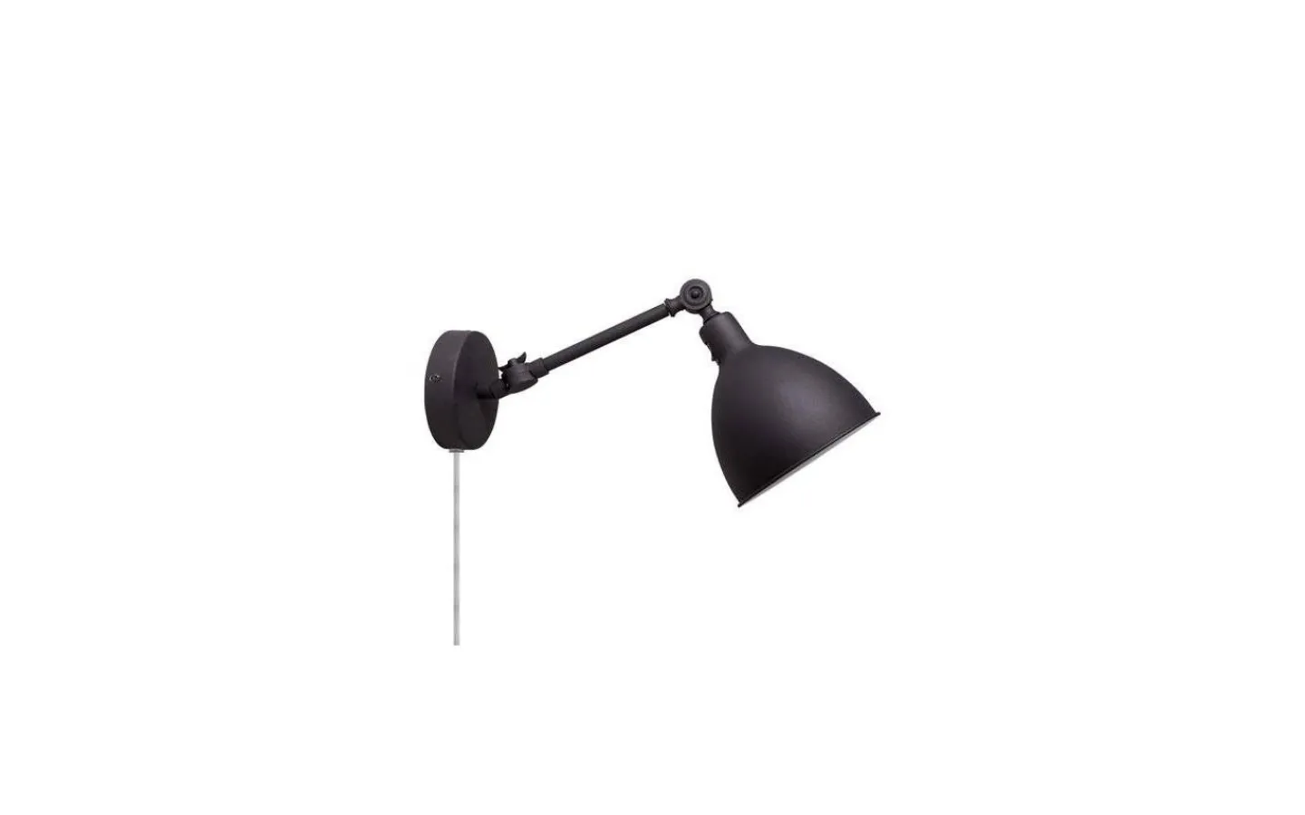 Kök & Matplats|Läslampor-By Rydens Bazar Mini Vägglampa Svart