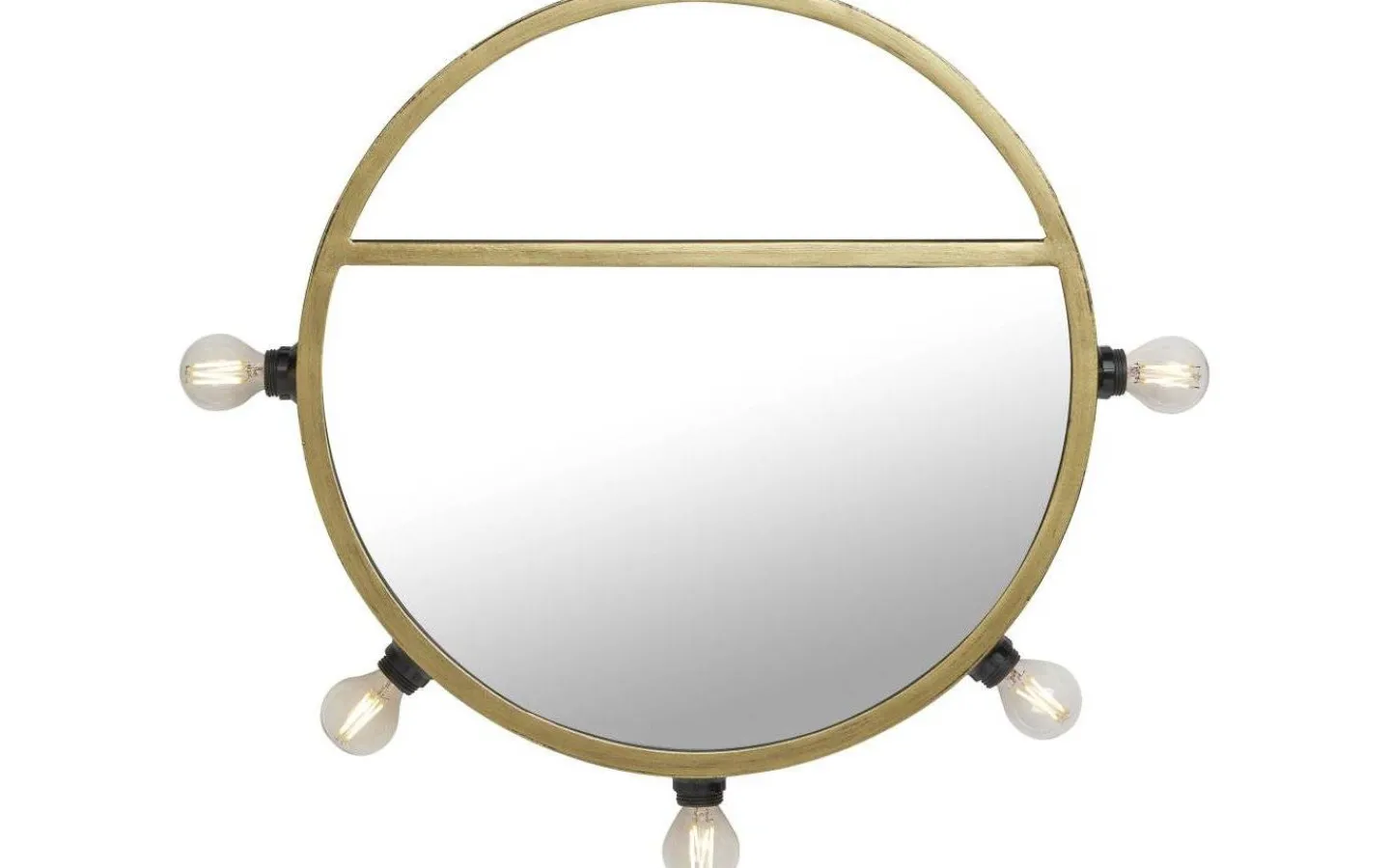 Prydnadssaker|Hall & Trappa-PR Home Bea Spegellampa 45cm Svart/Guld