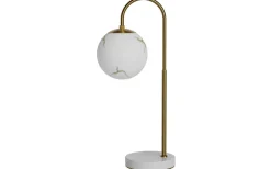 Bordslampor < By Rydens Bellagio Bordslampa 60cm Mässing/Vit