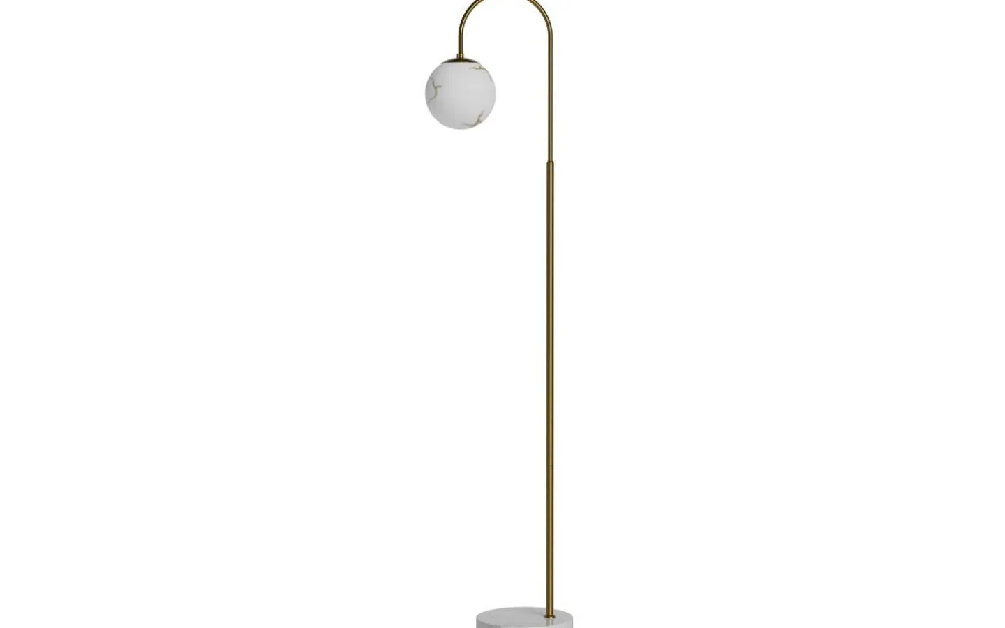 Golvlampor < By Rydens Bellagio Golvlampa 163cm Mässing/Vit
