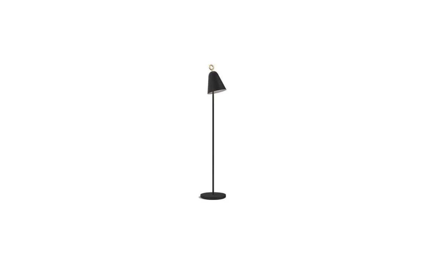 Golvlampor|Golvläslampor-Herstal Bella Golvlampa 135cm Mattsvart