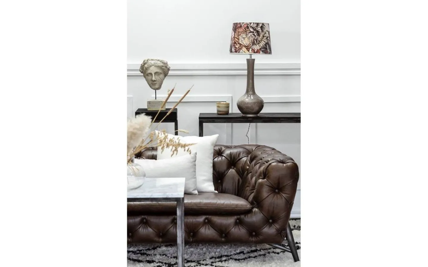 Sovrum|Lampfötter-Hallbergs Bella Lampfot 50cm Grey