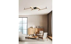 Plafonder < Trio Lighting Bellari Plafond LED trä