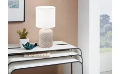 Bordslampor < Eglo Bellariva Bordslampa 32cm Creme/Vit