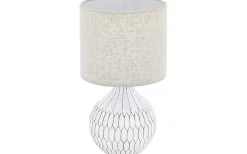 Bordslampor < Eglo Bellariva Bordslampa 36cm Keramik Vit/Ljusbrun