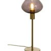 Bordslampor-Aneta Bell Bordslampa 37,5cm Matt Mässing/Rök