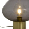 Bordslampor-Aneta Bell Bordslampa 30cm Matt Mässing/Rök