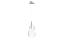 Kök & Matplats|Fönsterlampor-Rendl Bellini Glaspendel 15cm Vit/Glas