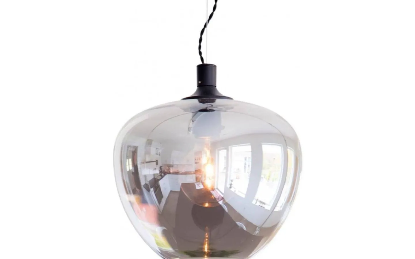Kök & Matplats|Hall & Trappa < By Rydens Bellissimo Taklampa 28cm Rökgrå