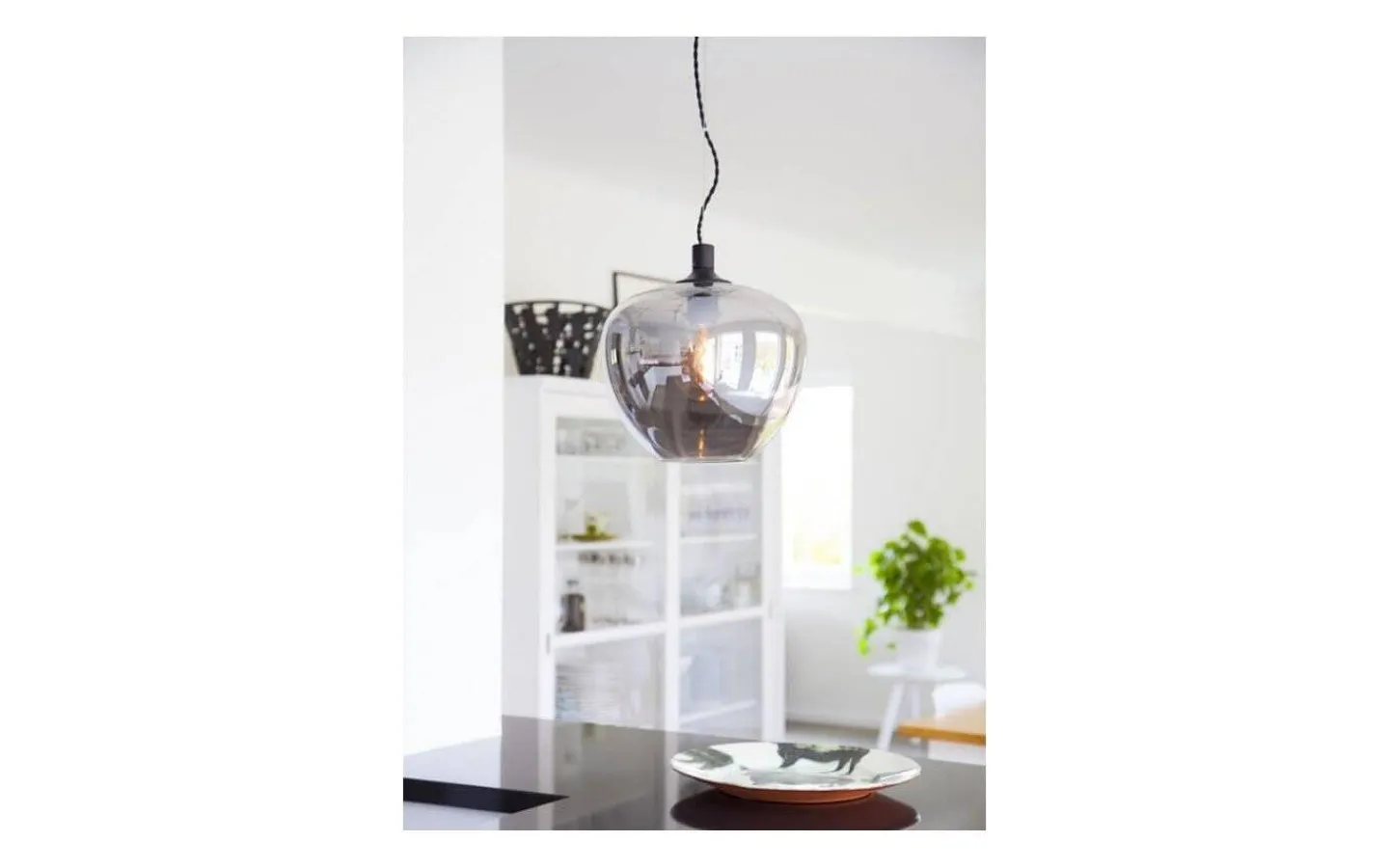 Kök & Matplats|Hall & Trappa < By Rydens Bellissimo Taklampa 28cm Rökgrå