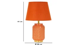 Bordslampor < Mauro Ferretti Bello Bordslampa 44cm Orange