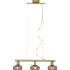 Avlånga Taklampor < Aneta Bell Taklampa 70cm Matt Mässing/Rök