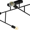 Plafonder < Eglo Belsiana Plafond 89cm Svart