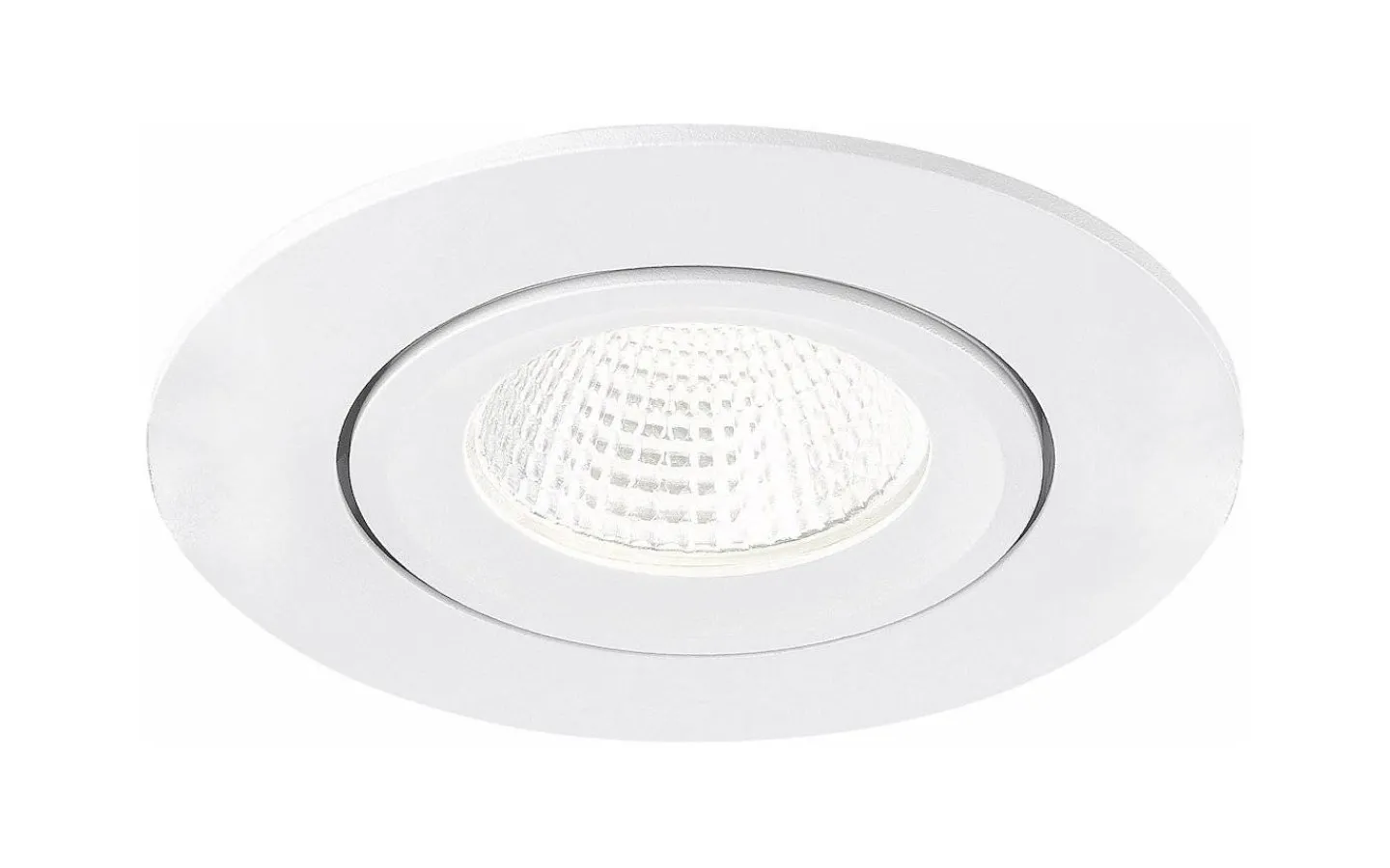 Downlights, Spotlight|230V Led Spotlights-Malmbergs Belzig Svanhals Downlight 3000K 10W Vit 230V