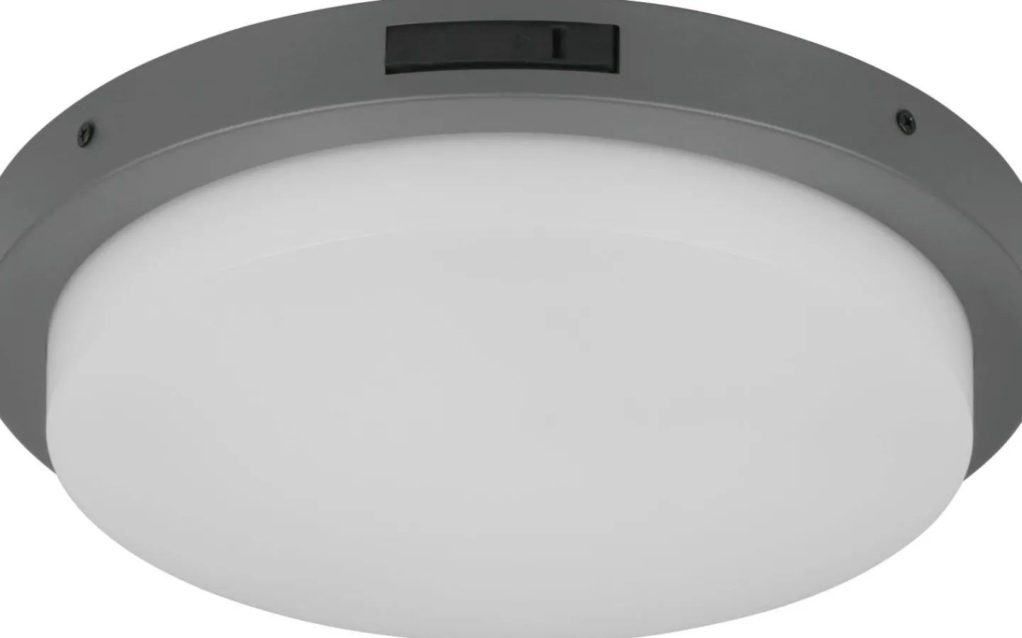 Badrumslampor Tak-Trio Lighting Bermejo Plafond LED 30cm antracit IP54