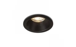 Spotlights Med Utbytbar Ljuskälla|Infällda Spotlights Badrum-Rendl Bermuda Infälld Spotlight Svart IP65