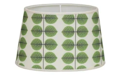 Ovala Lampskärmar-Hallbergs Berså Oval Lampskärm 25cm Grön Stig Lindberg
