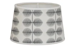 Ovala Lampskärmar-Hallbergs Berså Oval Lampskärm 25cm Grå Stig Lindberg