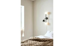 Lampetter-Markslojd Beside Vägglampa 3L Svart/Vit
