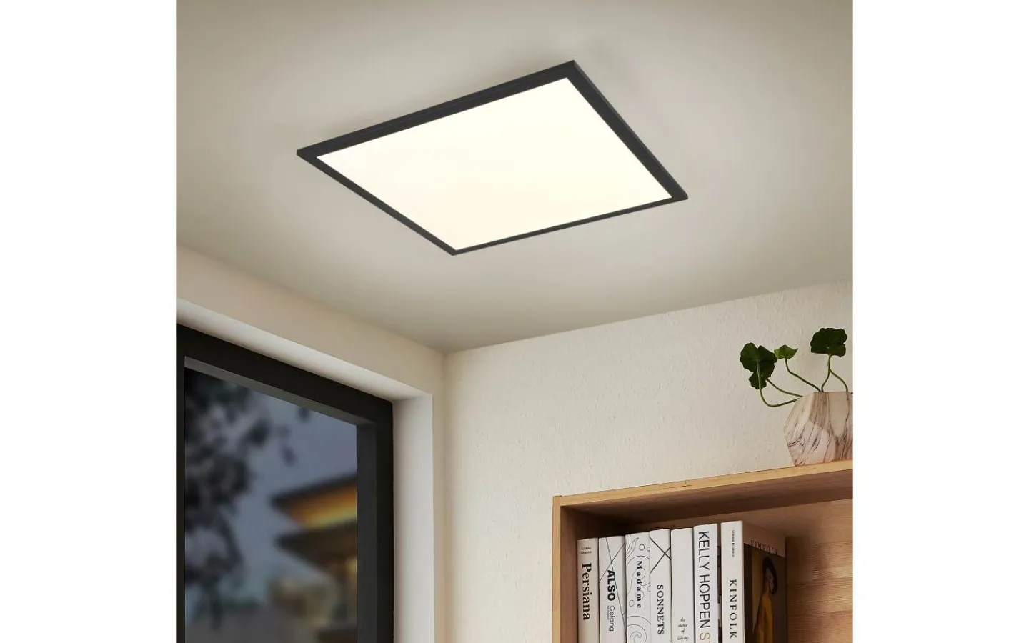 Plafonder-Reality Beta Plafond LED 44cm mattsvart RGBW