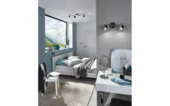 Avlånga Takspotlights|Takspot Med Minst 4 Lampor < Eglo Bimeda Takspotlight 64cm GU10 LED 3000K 4x2,8W Nickel