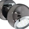 Läslampor-Eglo Bimeda Vägglampa LED 3000K 2,8W Nickel