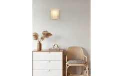 Lampetter-Reality Bina Vägglampa E27 brun/bambu