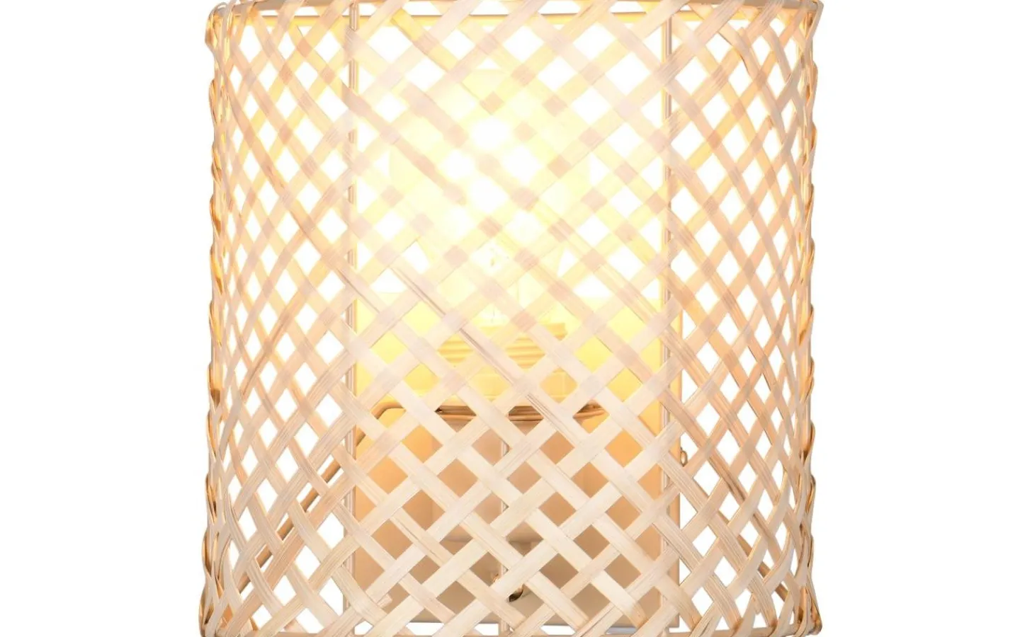 Lampetter-Reality Bina Vägglampa E27 brun/bambu