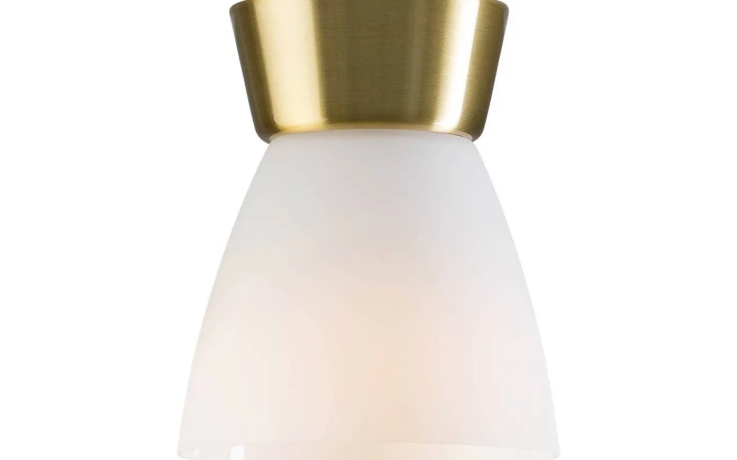 Hall & Trappa|Plafonder-Belid Bizzo Plafond 17cm Mässing/Opal