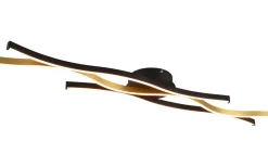 Plafonder-Trio Lighting Blaze Plafond LED matt mässing