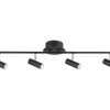 Avlånga Takspotlights|Takspot Med Minst 4 Lampor < Oriva Blizz Takspotlight 4xGU10 Mini 85cm Svart