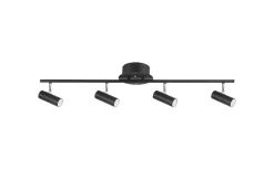 Avlånga Takspotlights|Takspot Med Minst 4 Lampor < Oriva Blizz Takspotlight 4xGU10 Mini 85cm Svart