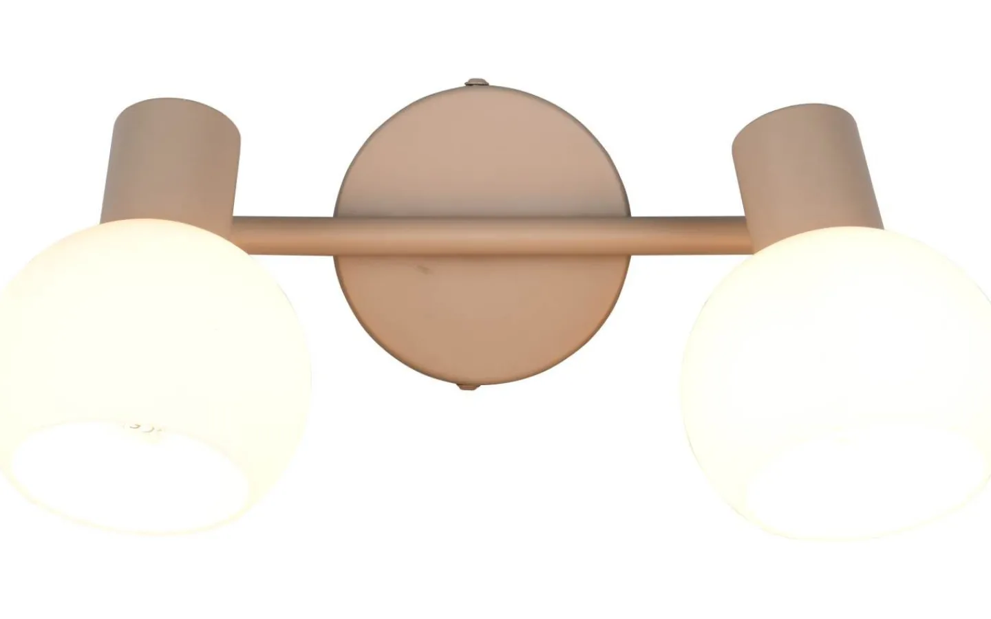 Takspot Med 2 Lampor-Reality Boba Vägglampa 2-delad E14 varmbeige
