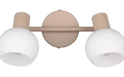 Takspot Med 2 Lampor-Reality Boba Vägglampa 2-delad E14 varmbeige