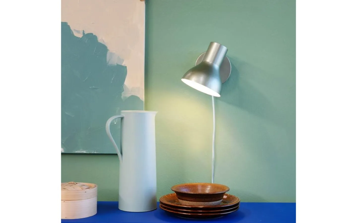 Läslampor < Dyberg Larsen Bob Vägglampa Metallic Grön