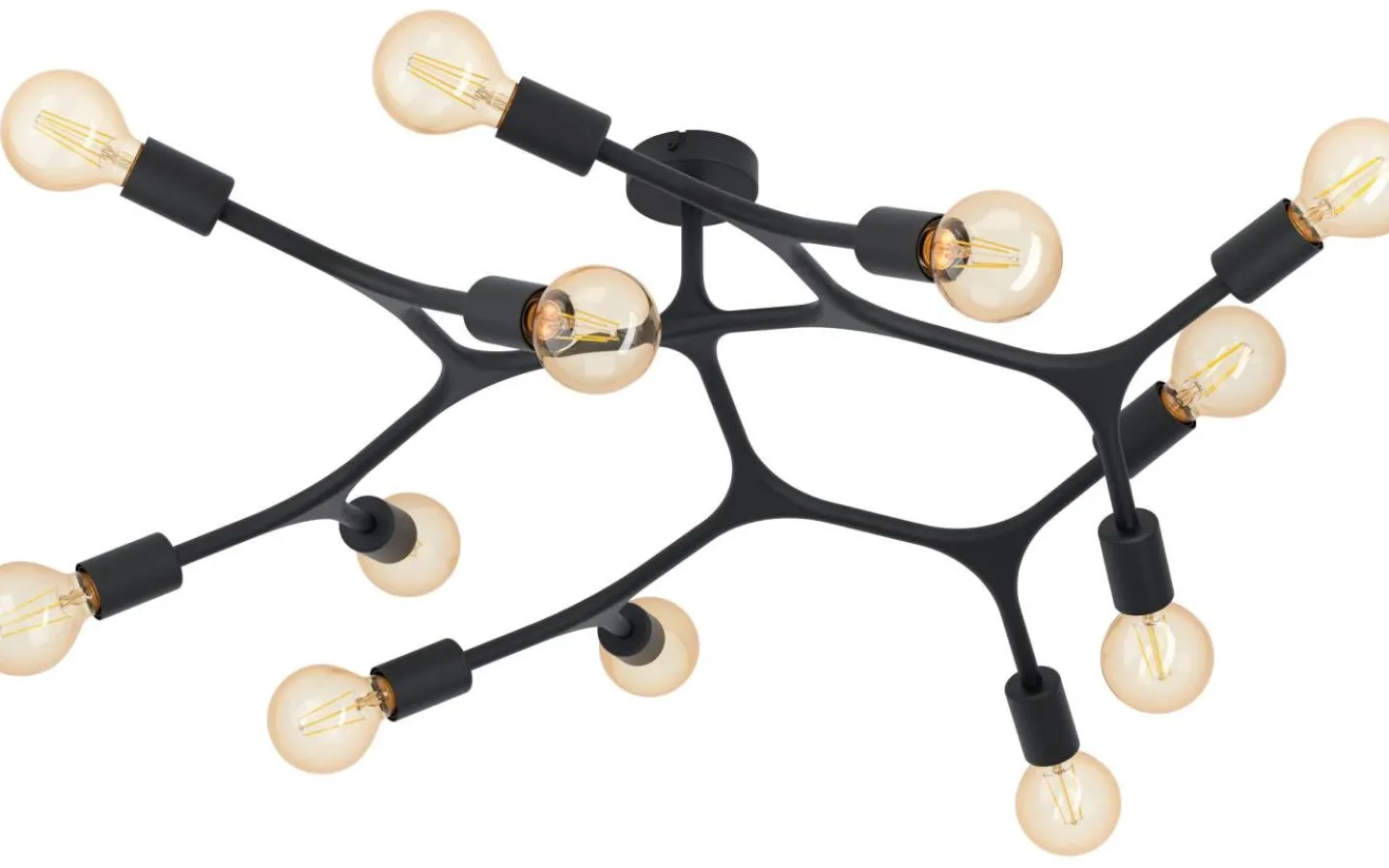 Plafonder-Eglo Bocadella Plafond 92cm Svart