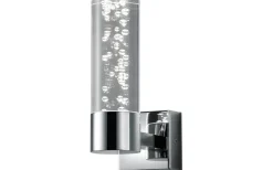 Badrumslampor Vägg < Trio Lighting Bolsa H2O Vägglampa LED 1-dels krom/bubbelglas IP44