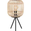 Bordslampor-Eglo Bordesley Bordslampa 40cm Svart/Natur