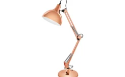 Skrivbordslampor-Eglo Borgillo Skrivbordslampa 71cm Koppar