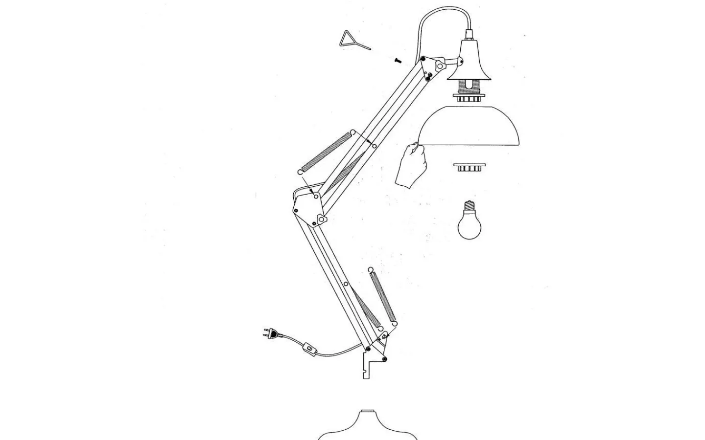 Skrivbordslampor-Eglo Borgillo Skrivbordslampa 71cm Koppar