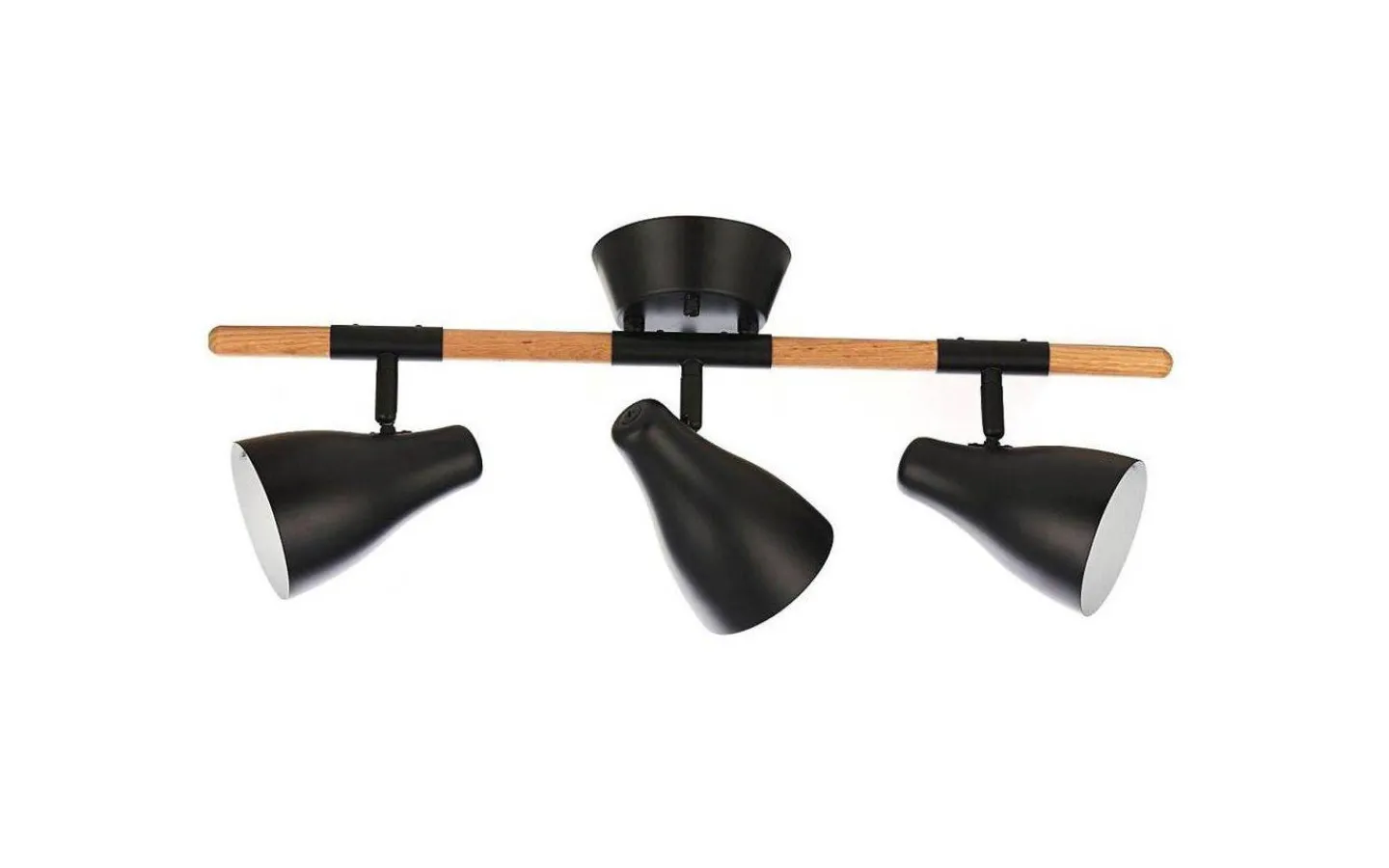 Avlånga Takspotlights|Takspot Med 3 Lampor-Oriva Borno Takspotlight 3L 60cm Natur/Svart