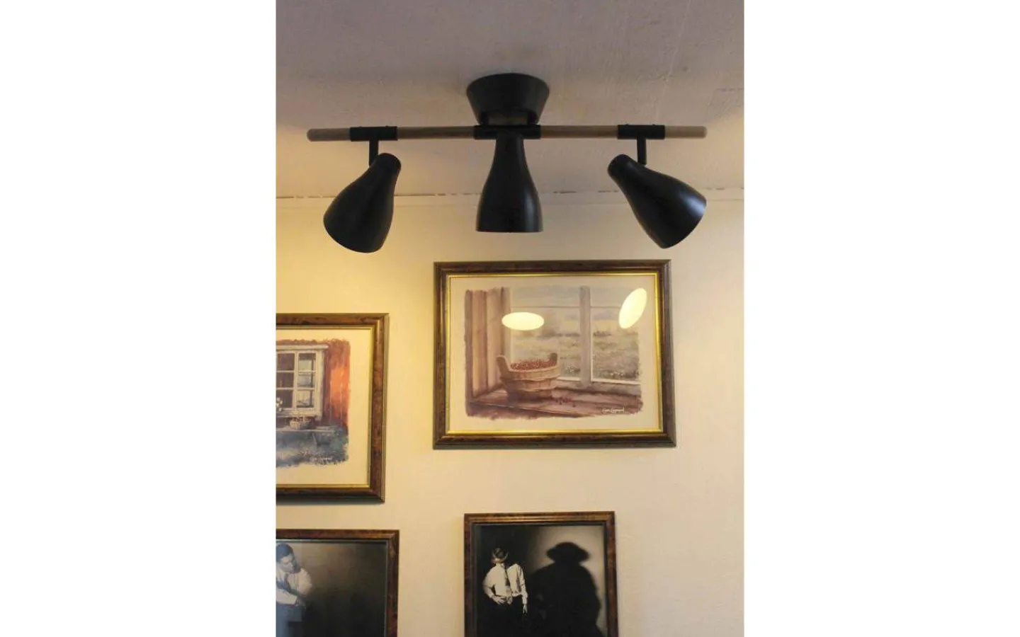 Avlånga Takspotlights|Takspot Med 3 Lampor-Oriva Borno Takspotlight 3L 60cm Natur/Svart