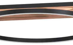 Avlånga Taklampor < Eglo Boyal Taklampa 101cm LED 40W 3000K Svart/Rustik