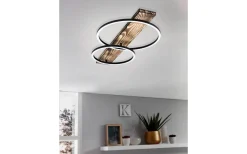 Plafonder < Eglo Boya Plafond 78cm 2L LED 24W 3000K Rustik