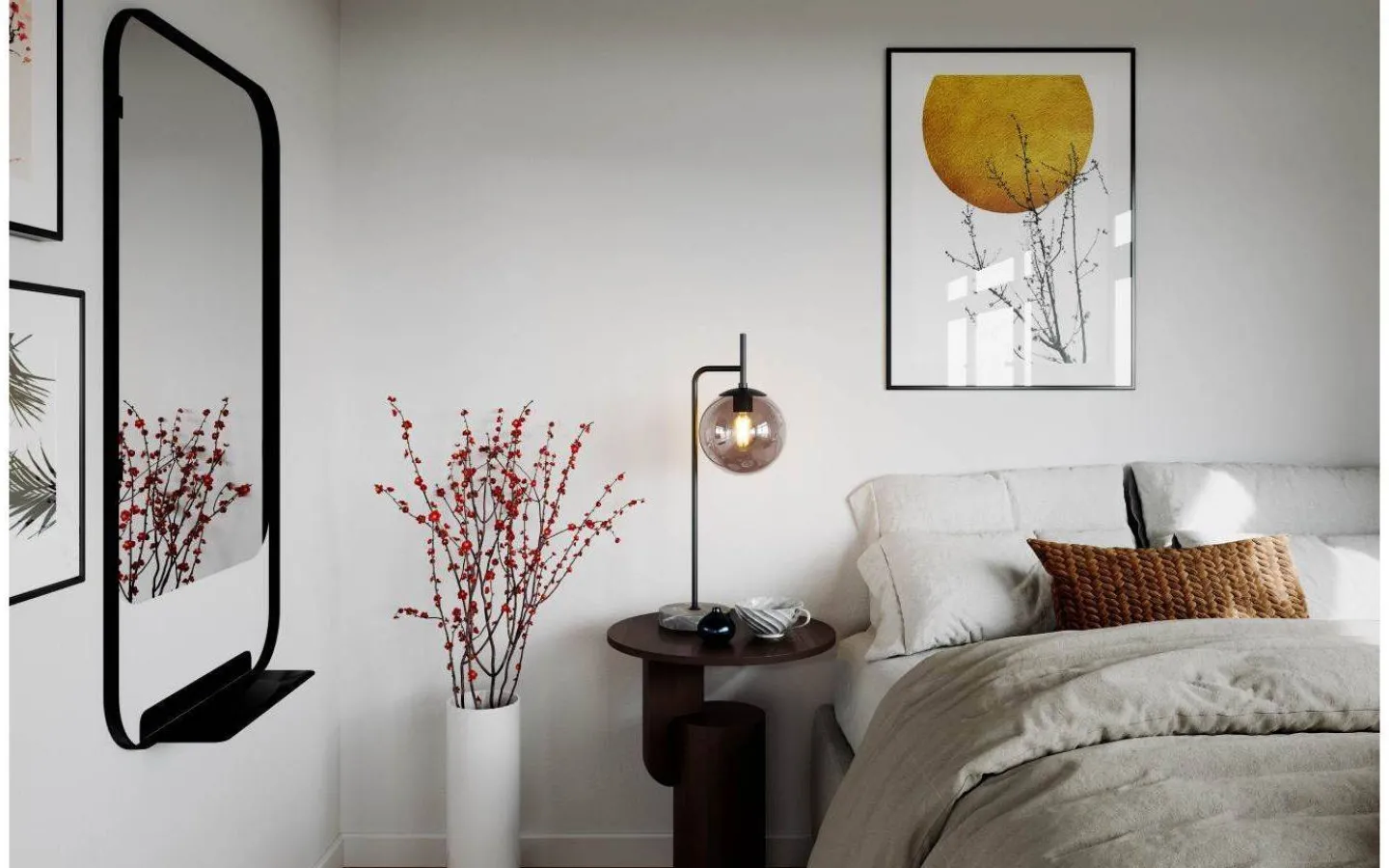 Bordslampor < By Rydens Boyle Bordslampa 60cm Rökgrå