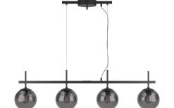 Avlånga Taklampor-By Rydens Boyle Taklampa 117cm Rökgrå